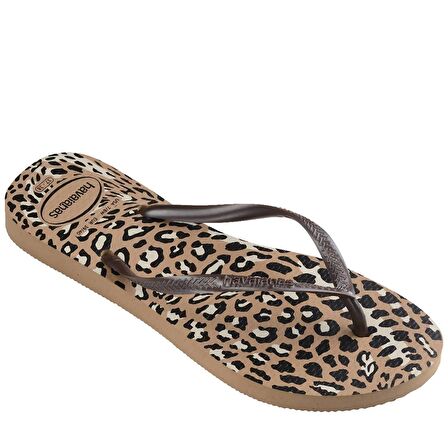 HAVAIANAS Slim Animals Rose Gold/Cafe 4103352-6841