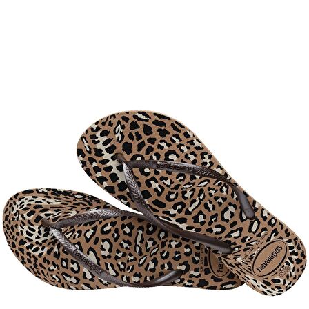 HAVAIANAS Slim Animals Rose Gold/Cafe 4103352-6841