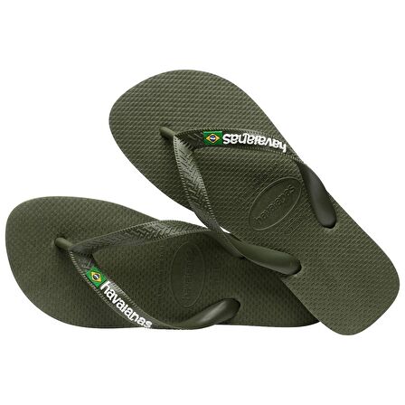 HAVAIANAS Brasil Logo Green Terlik 4110850-3058