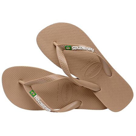 HAVAIANAS Brasil Logo Rose Gold Terlik 4110850-3581