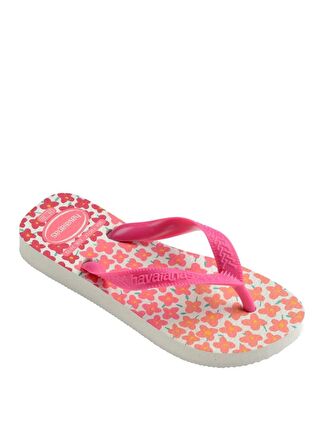 Havaianas Pembe - Çok Renkli Kadın Plaj Terliği KIDS FLORES