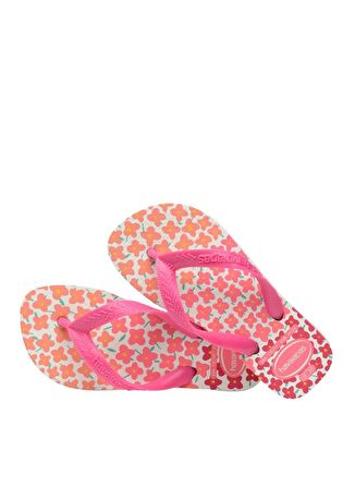 Havaianas Pembe - Çok Renkli Kadın Plaj Terliği KIDS FLORES