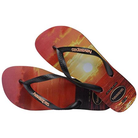 Havaianas Hype Blackblackpeach  Siyah Erkek Terlik