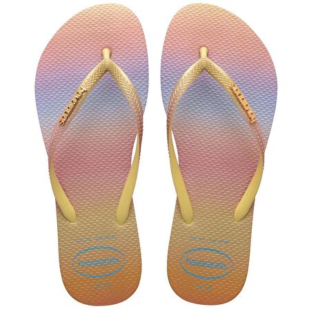 HAVAIANAS Slim Gradient Sunset Yellow Pıxel Sandalet 4146908-1732