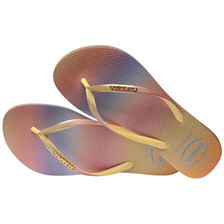 HAVAIANAS Slim Gradient Sunset Yellow Pıxel Sandalet 4146908-1732