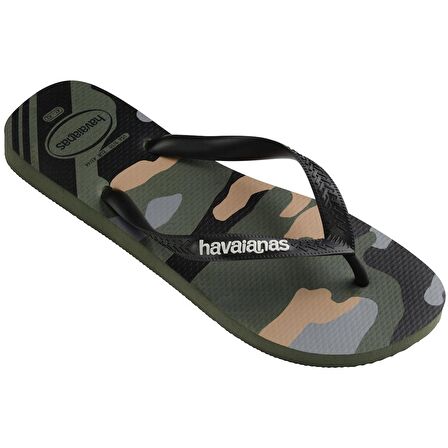 Havaianas Top Camu Green Oliveblack  Koyu Yeşil Erkek Terlik