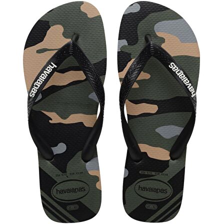 Havaianas Top Camu Green Oliveblack  Koyu Yeşil Erkek Terlik