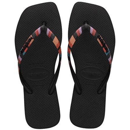 HAVAIANAS Slim Square Patchwork Black 4148918-0090