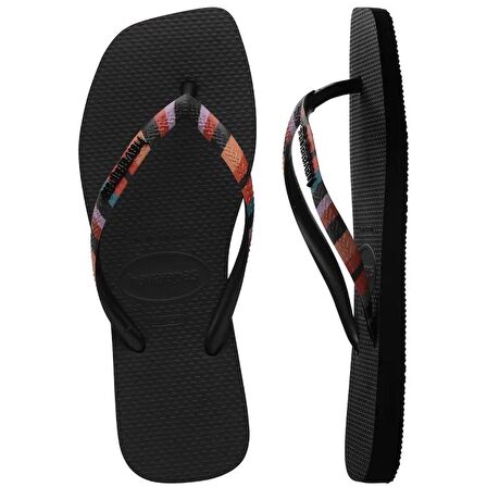 HAVAIANAS Slim Square Patchwork Black 4148918-0090