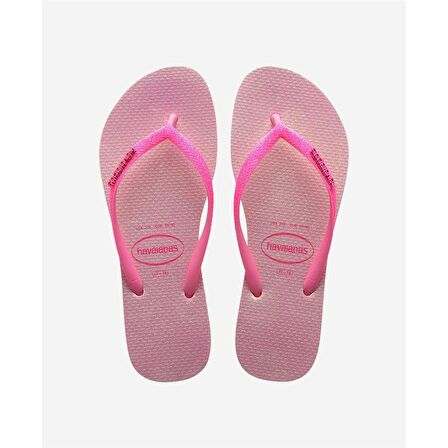 Havaianas Slim Glitter İridescent Pink Lemonade  Kadın Pembe Terlik