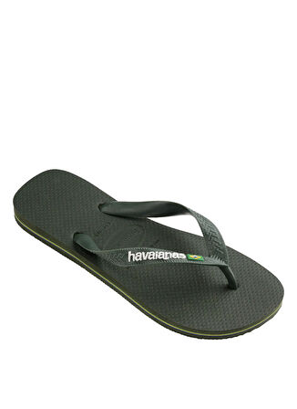 Havaianas Haki Erkek Terlik BRASIL LOGO
