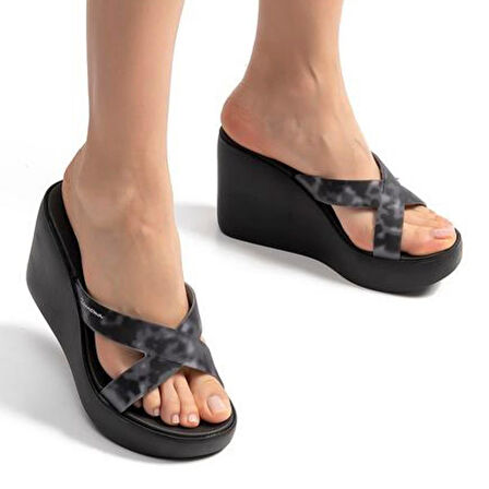 Ipenema Kadın Terlik High Fashion Slide SIYAH