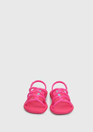 Pembe Kız Çocuk Düz Sandalet