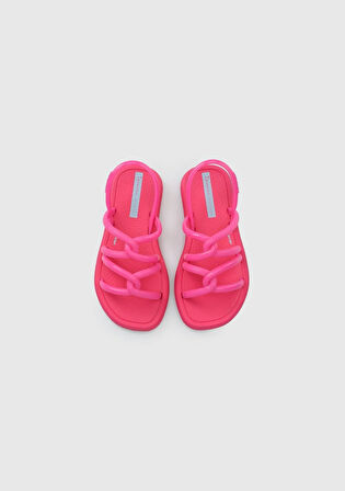 Pembe Kız Çocuk Düz Sandalet
