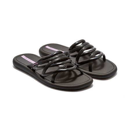 Ipenama  Kadın Terlik 83606 Ipanema MEU SOL SLIDE FEM DD0090 Black/Lilac