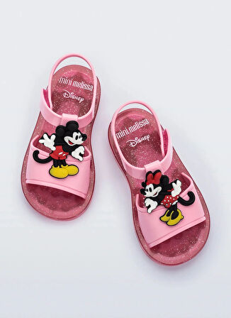 Melissa Pembe Kız Çocuk Sandalet PLAY + MICKEY E MINNIE BB