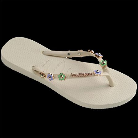 Havaianas Slim Stylish Beige  Kadın Gold Terlik