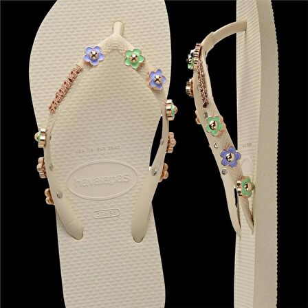 Havaianas Slim Stylish Beige  Kadın Gold Terlik