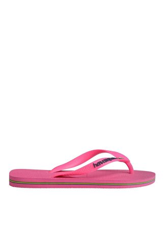 Havaianas Pembe Kadın Plaj Terliği BRASIL LOGO NEON