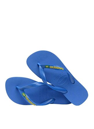 Havaianas Mavi Erkek Çocuk Plaj Terliği BRASIL LOGO NEON