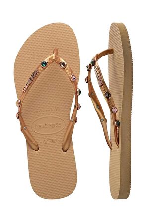 Havaianas Slim Luxury Golden  Kadın Gold Terlik