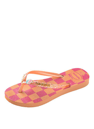Havaianas Şeftali Kız Çocuk Terlik SLIM GLITTER TRENDY