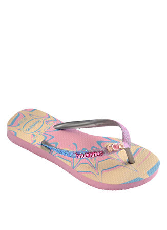 Pembe Kız Çocuk Terlik  SLIM GLITTER TRENDY