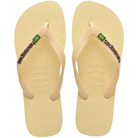 HAVAIANAS Brasil Logo Buttercream Parmak Arası Terlik 4110850-9256