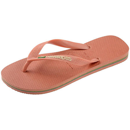 HAVAIANAS Brasil Logo Pink Clay Parmak Arası Terlik 4110850-9259
