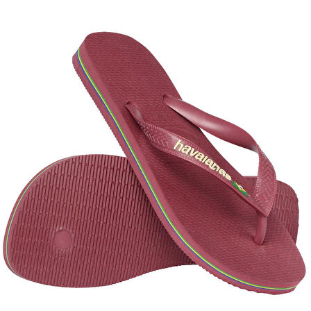 HAVAIANAS Brasil Logo Amaranth Parmak Arası Terlik 4110850-9339