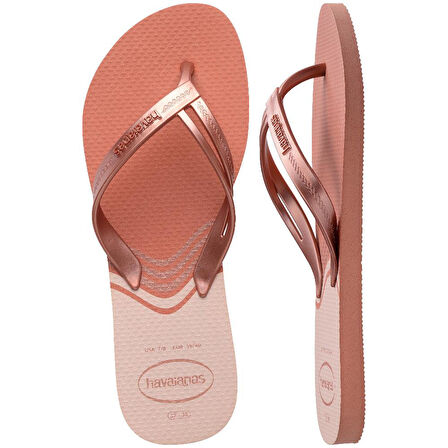 HAVAIANAS Elegance Print Pink Clay Parmak Arası Terlik 4148804-9259