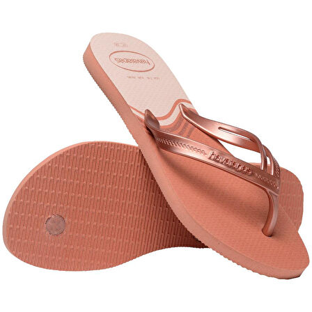 HAVAIANAS Elegance Print Pink Clay Parmak Arası Terlik 4148804-9259