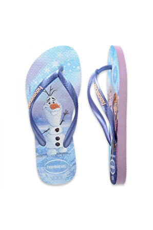 Havaianas 4123328 Kids Slim Princess Parmak Arası Açık Mavi Kız Çocuk Terlik