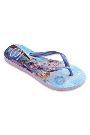 Havaianas 4123328 Kids Slim Princess Parmak Arası Açık Mavi Kız Çocuk Terlik