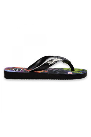 Havaianas 4148300 Kids Top Marvel Ii Parmak Arası Siyah Erkek Çocuk Terlik