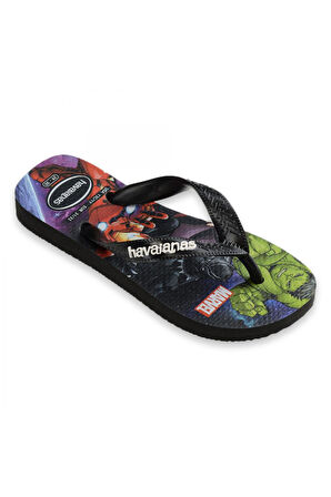 Havaianas 4148300 Kids Top Marvel Ii Parmak Arası Siyah Erkek Çocuk Terlik