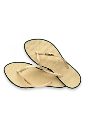 Havaianas 4149584 Sslim Point Parmak Arası Bej Kadın Terlik