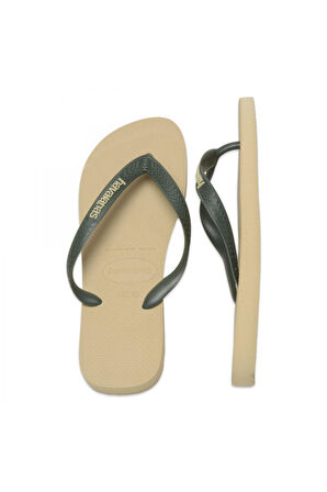Havaianas 4147522 Top Logo Pop Up Parmak Arası Bej Unisex Terlik