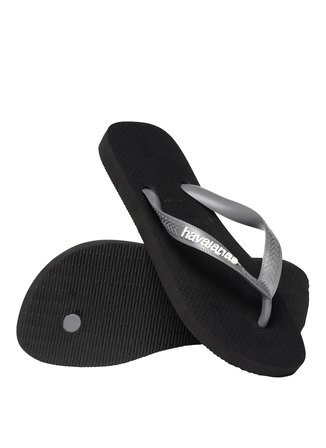 Havaianas Siyah Erkek Plaj Terliği TOP LOGO POP