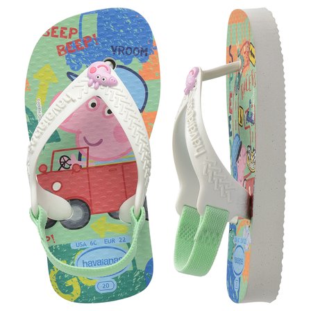 Havaianas Baby Peppa Pig Çocuk Parmak Arası Terlik 4145980 Beyaz