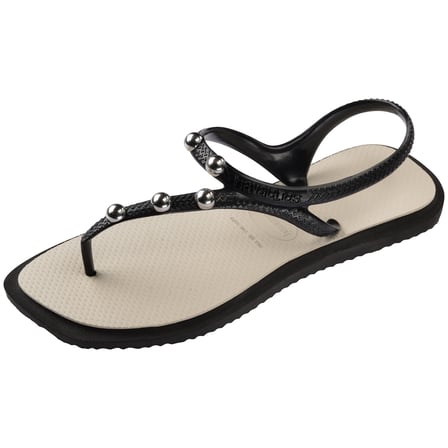 Havaianas Siyah - Bej Kadın Plaj Terliği FLASH FUSION