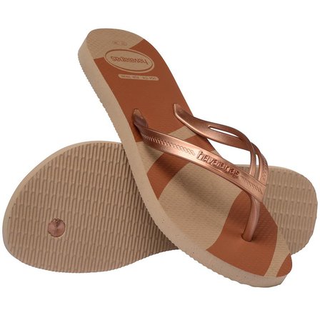 HAVAIANAS Elegance Print Pink Gold Parmak Arası Terlik 4148804-3581
