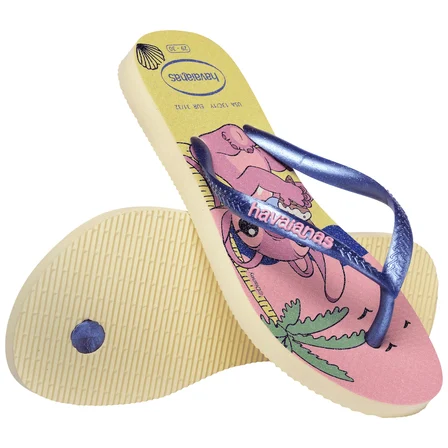 Havaianas Kids Slim Disney Buttercream Çocuk Parmak Arası Terlik 4150250 Crema