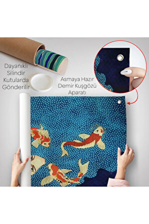 Derin Bakan Kadın Duvar Örtüsü-7909