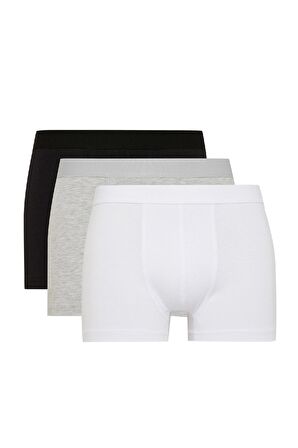 DeFacto Erkek Regular Fit 3'lü Boxer A3152AX24AUWT34