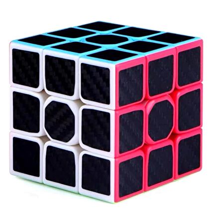 VİP KALİTE FİBER KARBON 3X3 ZEKA KÜPÜ 3X3 SABIR KÜPÜ 3X3 FİBER CARBON RUBİKS CUBE AKIL OYUNLARI