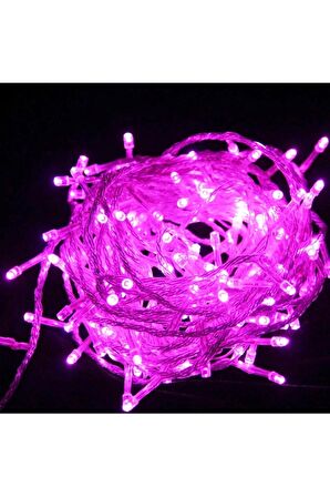 PİNK COLORS LED LİGHT 10 METRE PEMBE LED IŞIK PEMBE İP LED IŞIK PEMBE KABLO IŞIK 220V FİŞLİ PEMBE IŞIK