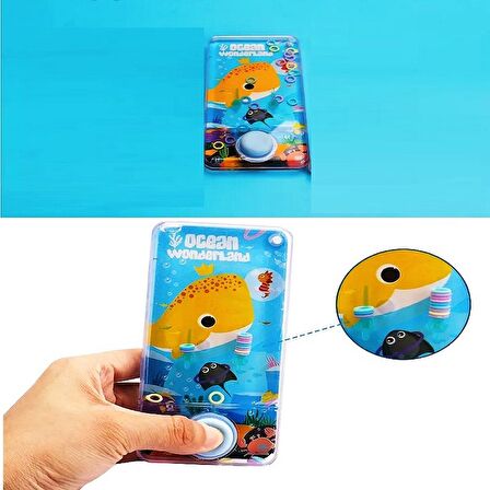 YELLOW OKYANUS DÜNYASI SULU HALKA OYUNU TRANSPARENT WATER RİNG GAME WATER RİNG OCEAN WORLD FOR KİDS