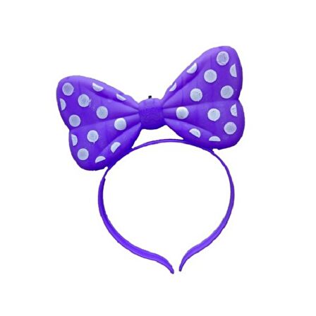 MOR IŞIKLI TAÇ PURPLE HEADBAND LED LİGHT MOR MİNNİE MOUSE IŞIKLI TAÇ MOR MİKİ TAÇ KONSER IŞIKLARI