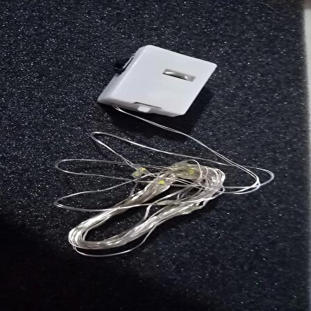 DEKOR DÜĞÜN IŞIKLARI GÜN IŞIĞI LED IŞIK WARM LİGHT HIZLI YAVAŞ SABİT YANAR PİLLİ LED IŞIK 2 METRE